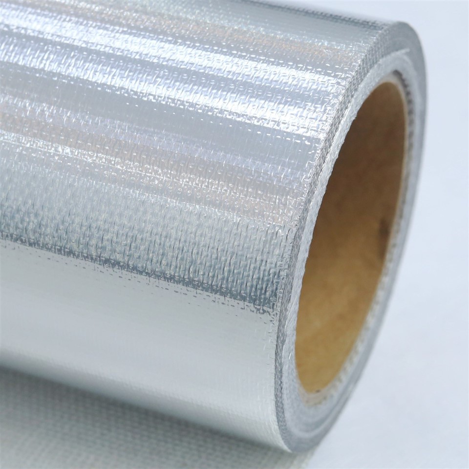 Aluminum Foil Laminated Fiberglass Cloth For Heat Insulation Barriers A6085 factory