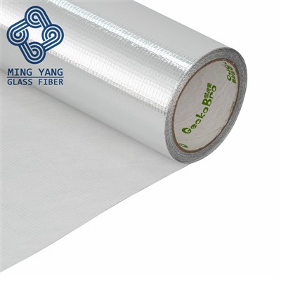 Papel de aluminio recubierto con tela de fibra de vidrio 7628